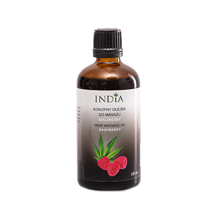 Raspberry massage oil with hemp oil